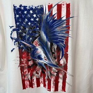 SACO Red, White & Blue Swordfish T-Shirt